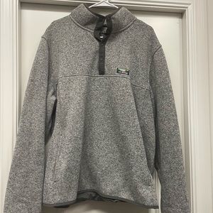 LL Bean 1/4 button Fleece Pullover